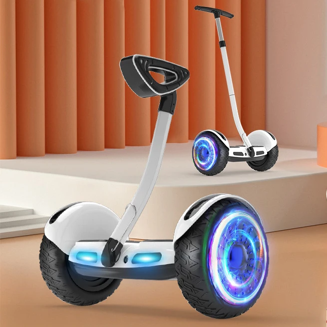 8/10 inch 36/54V Kids Adult Smart Handle Leg Bar Electric Scooter 2 Wheel Stand Up Self Balancing Hoverboard