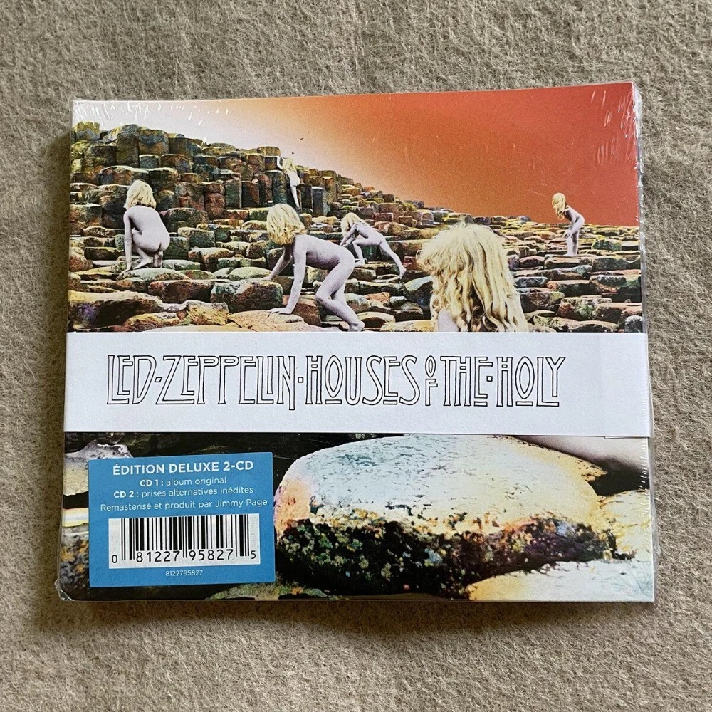 Led Zeppelin Houses of the Holy Deluxe 2CD Remaster Jimmy Page The Rain Song No Quarter Rock Classic Sellado Nuevo Importado