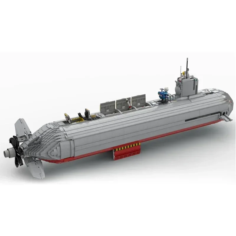 Moc tijolos de construção modelo de barco militar troperman tecnologia submarina blocos modulares presentes brinquedos de natal conjuntos diy montagem