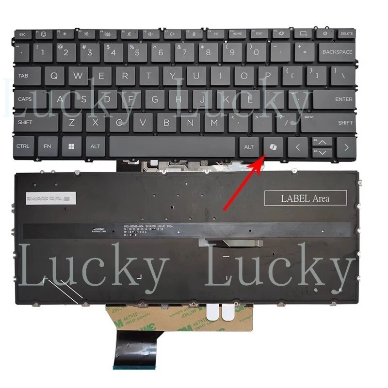 f New for  HP Envy x360 16-AC 16-AC0023DX 16-AC0013DX 16-AC0033DX 16-AC0097NR Keyboard