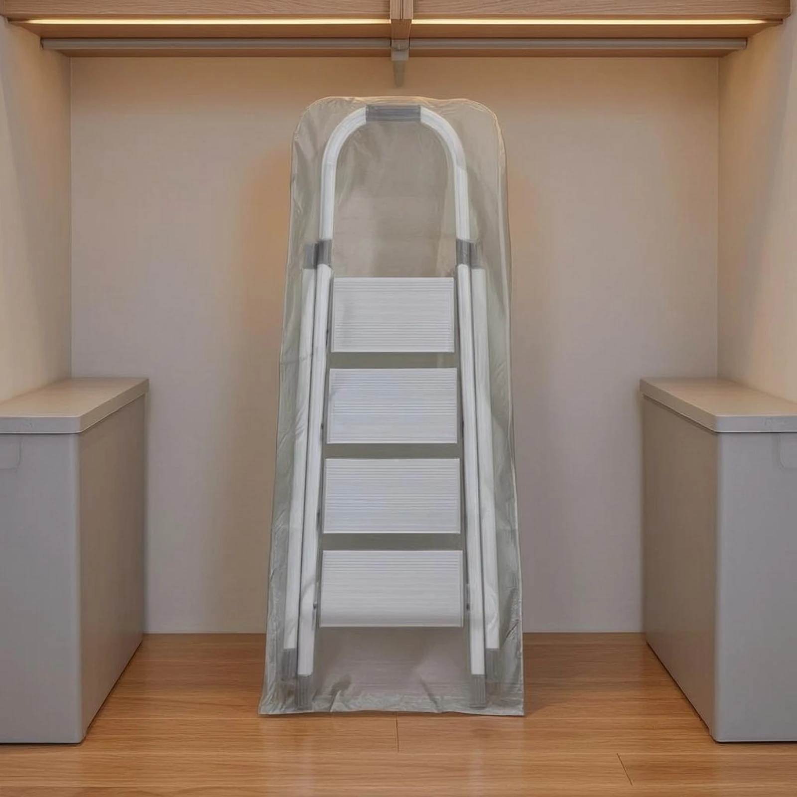 

Step Ladder Storage Bag Fitted Opening Folding Ladder Cover Moistureproof Tall Rectangular for Household Use