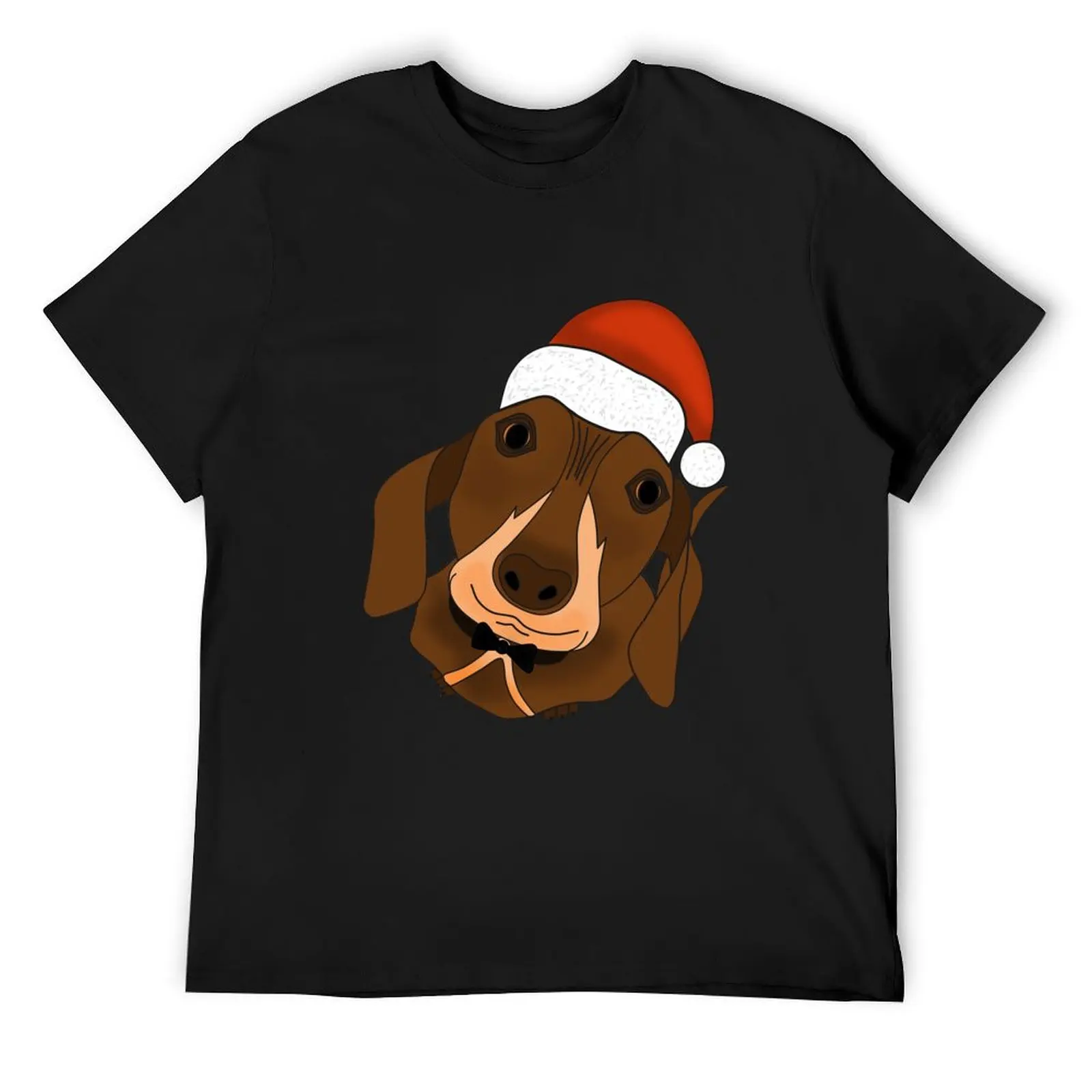 

Xmas dachshund T-Shirt affliction shirts graphic t shirt vintage Aesthetic clothing mens shirts graphic tee