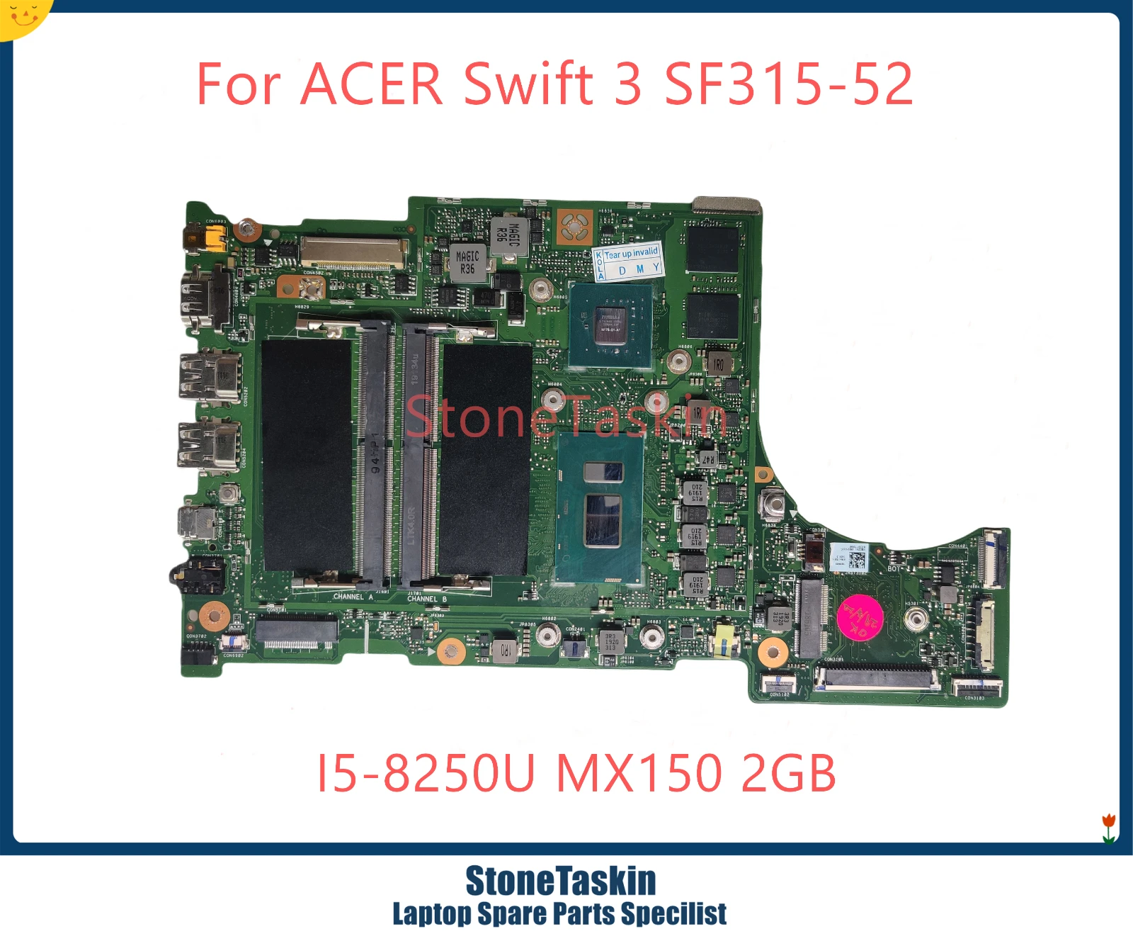 StoneTaskin ER5EA For Acer Swift 3 SF315-52 SF315-52G Latpop Motherboard 15.6