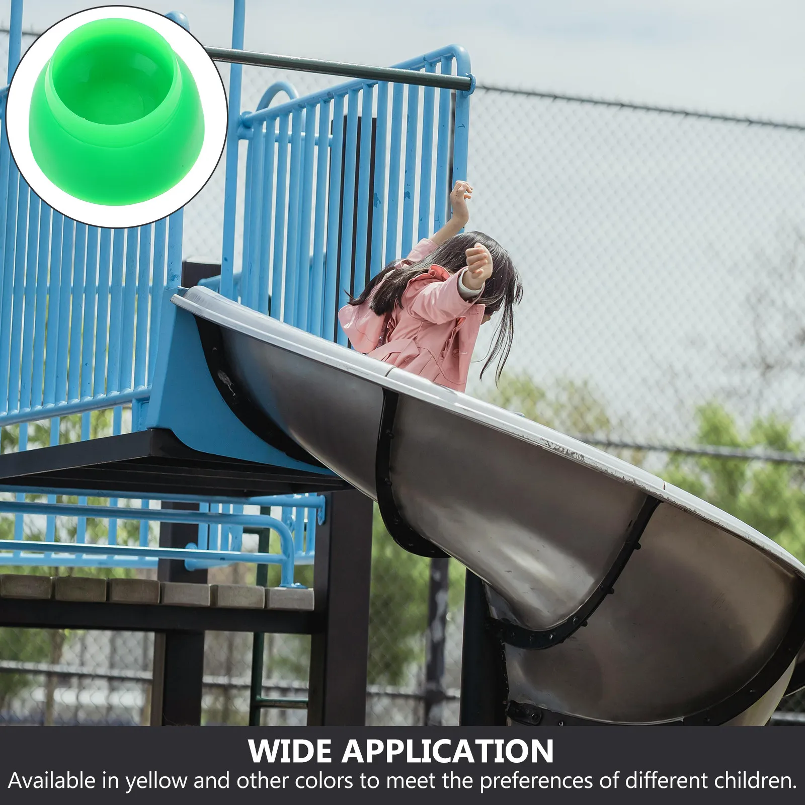 

10 шт. пластиковых защитных колпачков для винтов детских горок, для игровых площадок, улучшают безопасность и удовольствие от катания