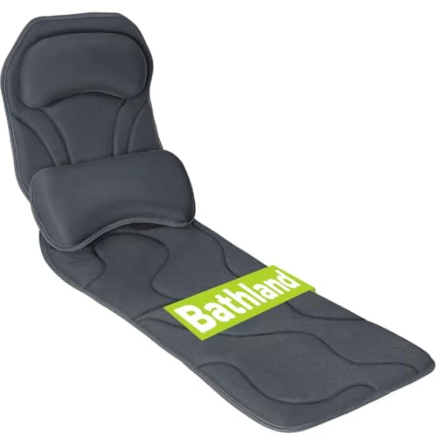 

Full Body Bath Pillow for Tub - Extra Long and Thick Tub Pillow with Head Back and Lumbar Support 168 Non-Slip Suction Cups Sof