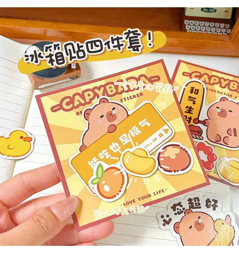 Capybara Magnet Refrigerator Anime Cartoon Refrigerator Magnet Magnetic Refrigerator Souvenirs Kids gift