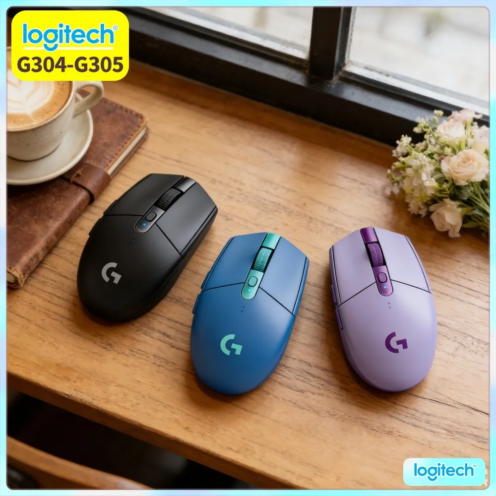 LIGHTSPEED Gaming Mouse Logitech G305, 12000 DPI HERO, 6 Buttons, 250Hr Battery, 99G Lightweight, PC Mac Compatible Gamers
