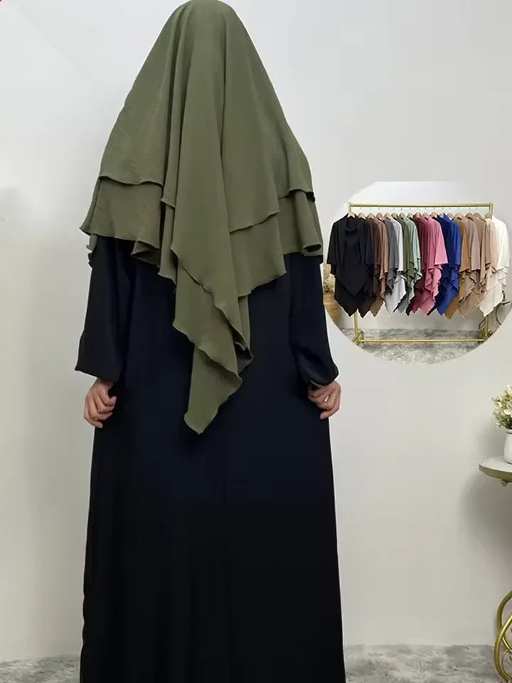 

Высококачественный длинный химар для Ид и Рамадана, мусульманский платок, хиджаб для молитвы, исламская одежда, арабские топы, шарф, бурка, турецкий кафтан, головной убор