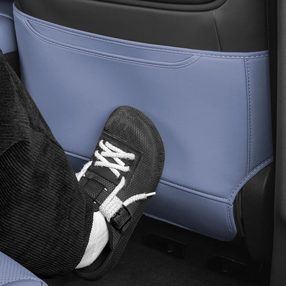 

For Xpeng G7 2025 2026 Special Seat Back Anti Kick Pad Interior Modification Supplies Original Color Leather Protective Pad