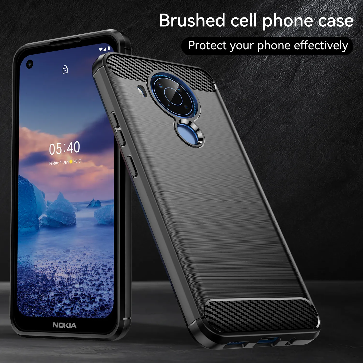 Shockproof Case For Nokia 5.4 4.2 3.4 6.2 7.2 6.3 5 6 7.1 8 9 7plus 5.3 8.3 5g 8.1 Silicone Cover for nokia 8sirocco 5.1 6.1plus