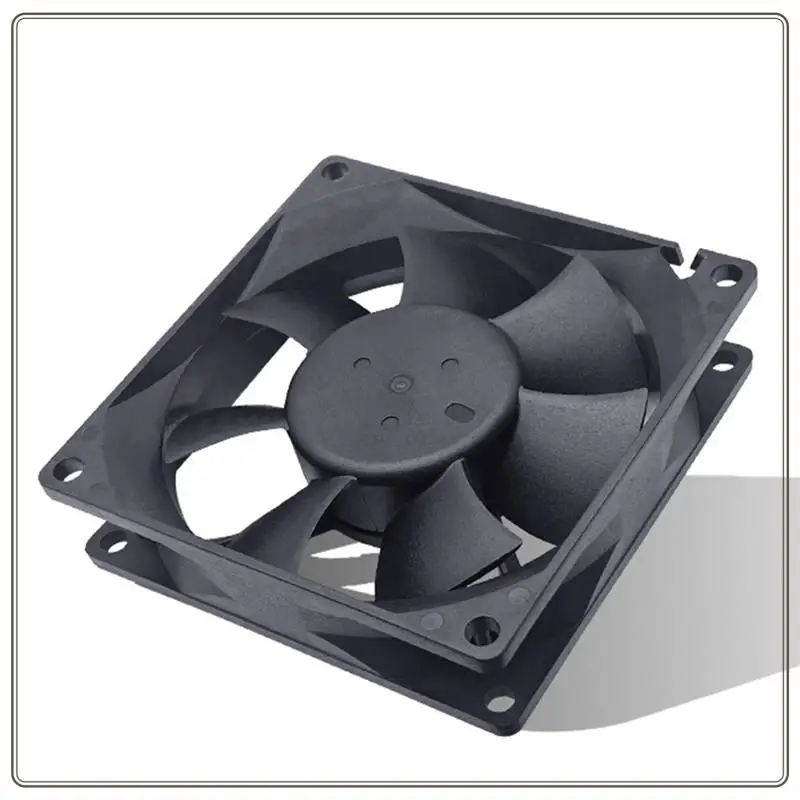 Reliable-Efficient 8Cm Cooling Fan For PC, DC 12V 0.3A, Mute 8025, 3-Pin Connector For Computer Case,Efficient 8Cm Cooling Fan F
