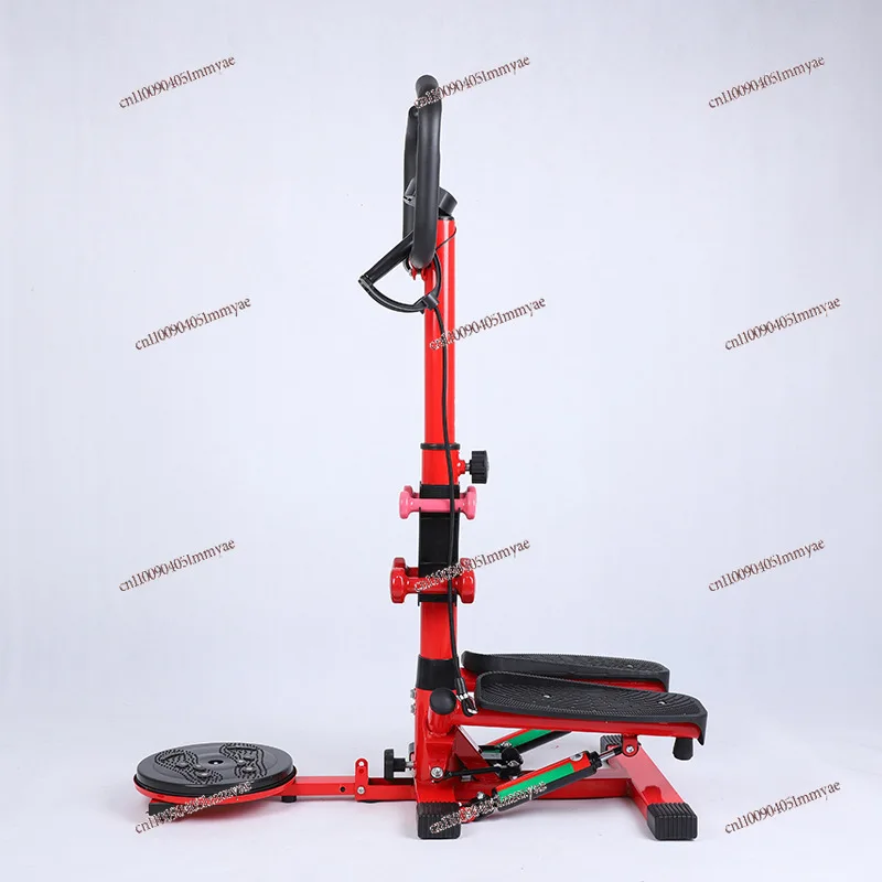 Multifunctional Armrest Twisting Waist Hydraulic Stepper, Foot Pedal Machine, Slimming with Dumbbells  Plate Fitness Equipment