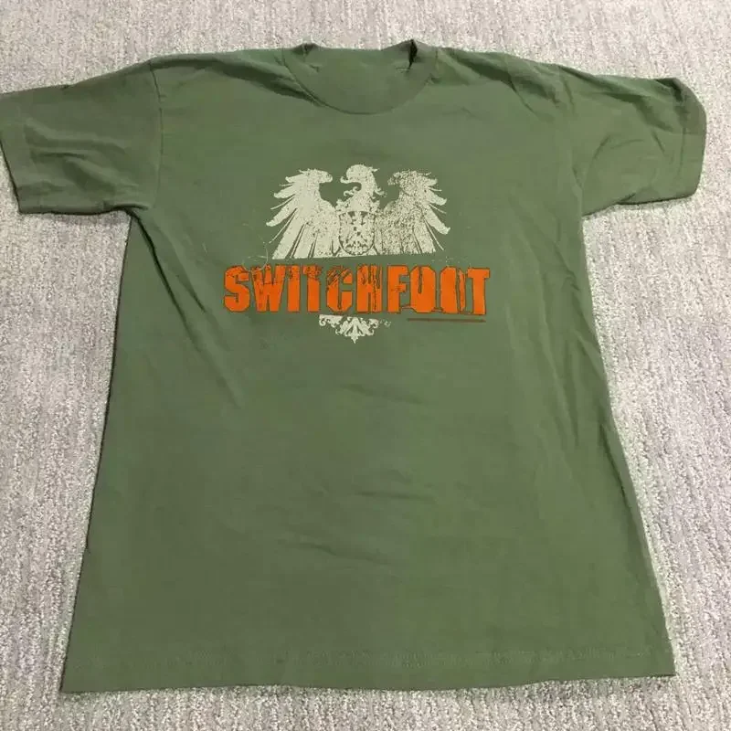 Rare Switchfoot Band T shirt Green All Size S 5XL
