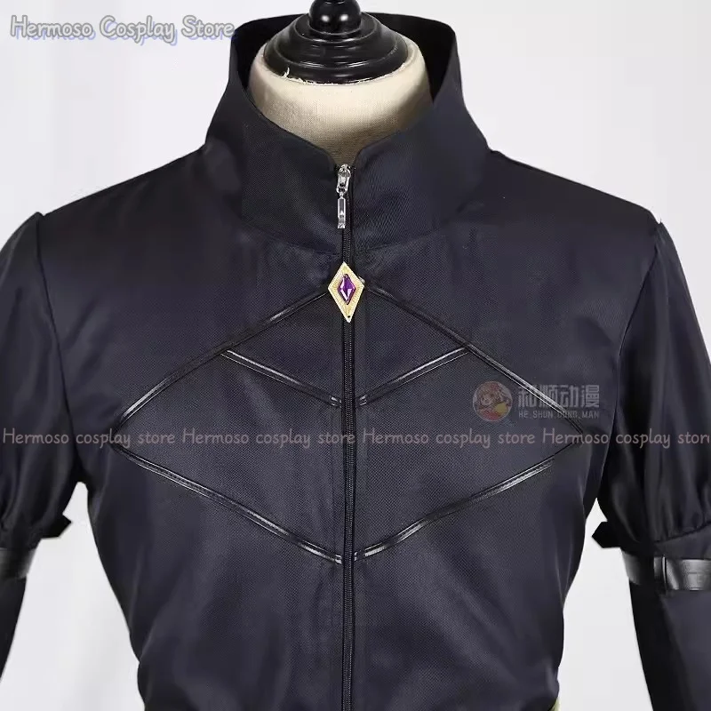 Kagenou Cid Cosplay Costume pour Hommes et Garçons, Perruque Anime, The Eminence In Shadow Uniform, Everak Shadow Garden, Minoru, Halloween Party