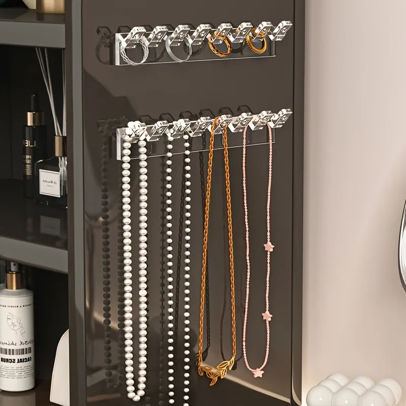 3-Piece Wall-Mounted Jewelry Storage Rack Set