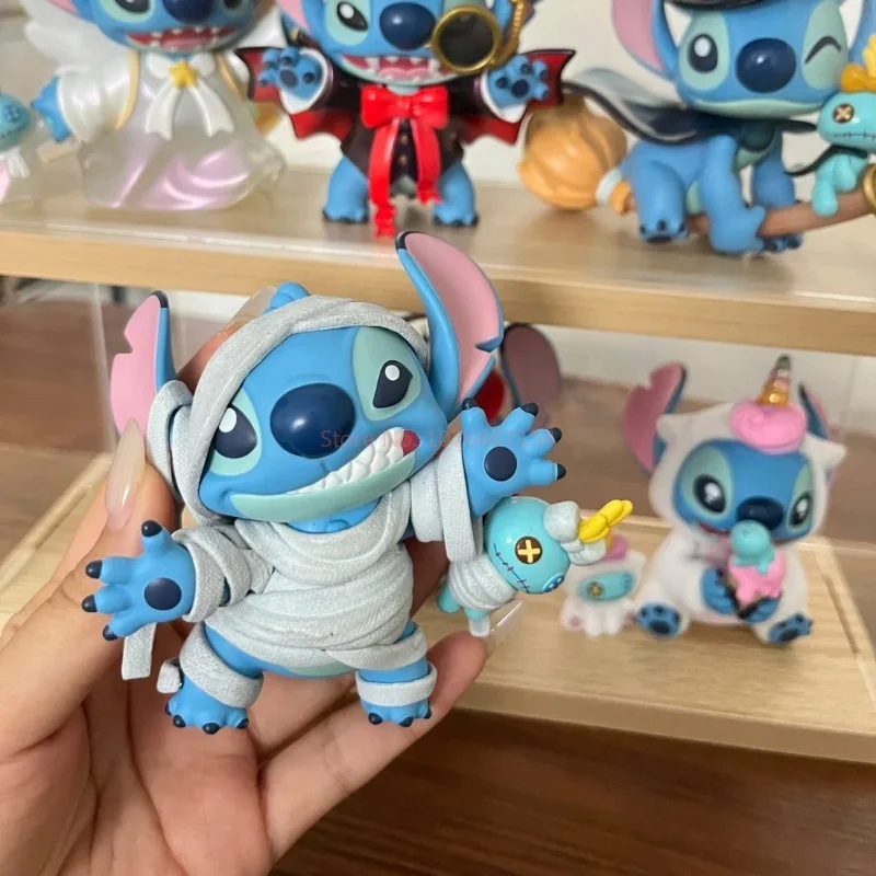 Disney Stitch Blind Box Weird Diary V2 Series Anime Figures Mystery Box Collectible Cute Pvc Statue Doll Children Birthday Prese