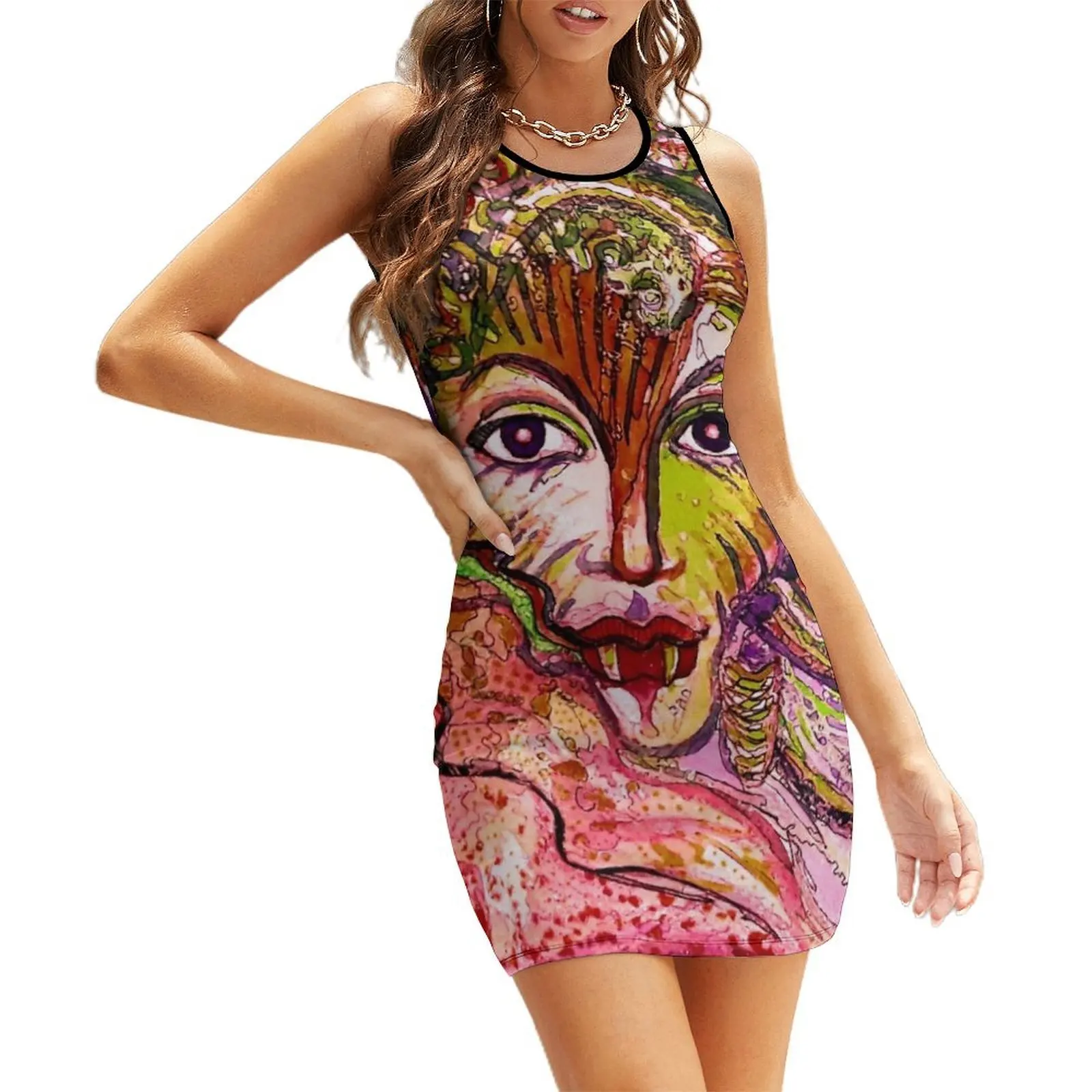 

Medusa Sleeveless Sundress sexy dress for women evening dresses ladies ladies dresses for women 2025