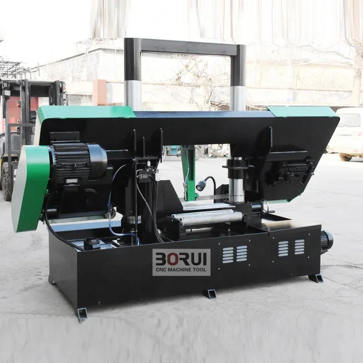 BORUI GH4250 Metal Table Band Saw Use Band Saw Cutting Automatic Band Saw Blade Machine