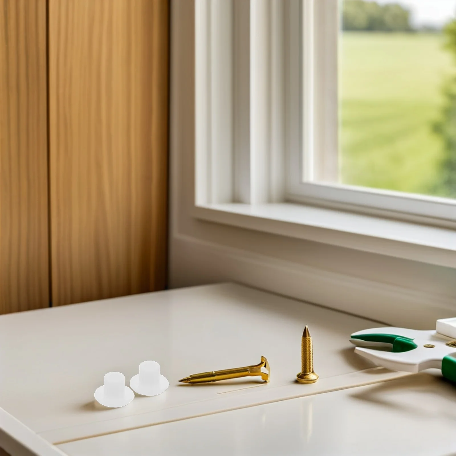 

1200 Pcs Furniture Hole Plug Decorative Cover Plastic Plugs Screw Caps to Screws Covers