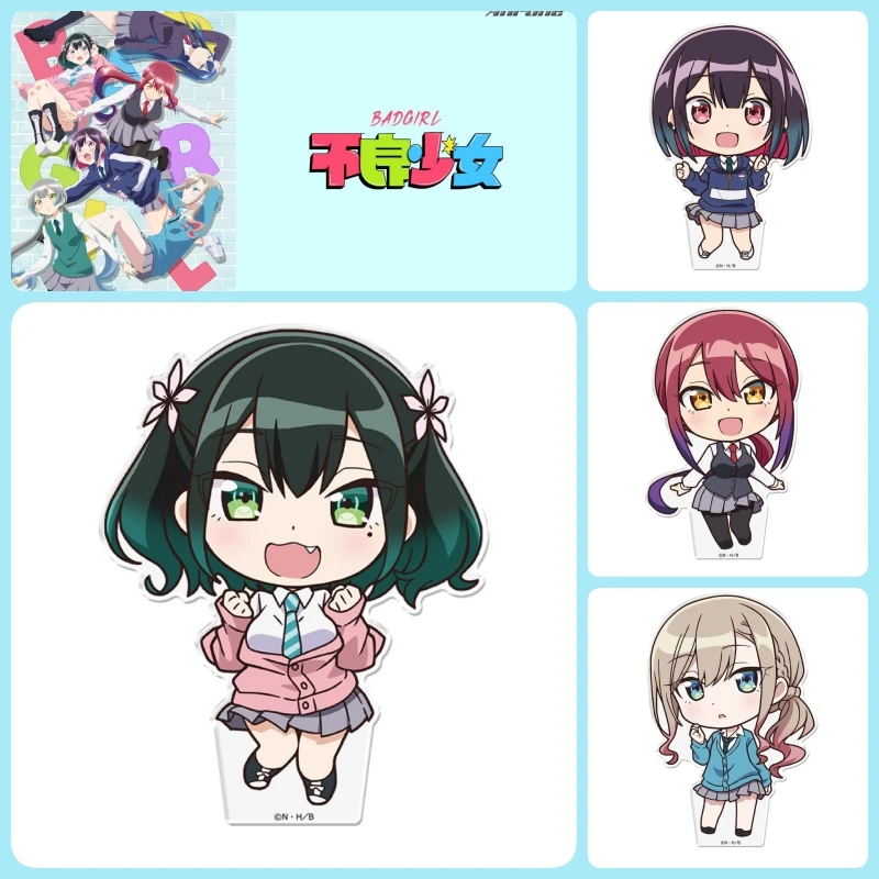 

Anime Bad Girl Acrylic mini Stand figure Yū Yūtani Atori Mizutori Suzu Stand Plate Cosplay Prop Decor Cartoons Gifts 6cm