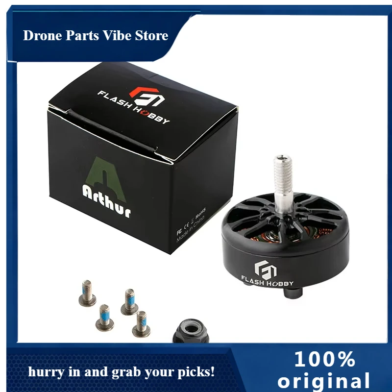 

AP4pcs FLASHHOBBY A2808 2808 1100KV 3-6S Brushless Motor for FPV Freestyle 7inch Long Range LR7 Drone DIY Parts