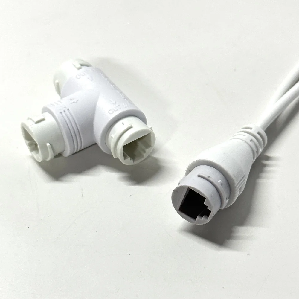 POE Cable 1 to 2 POE Splitter Cable RJ45 Connector Adapter For CCTV IP Security Camera System