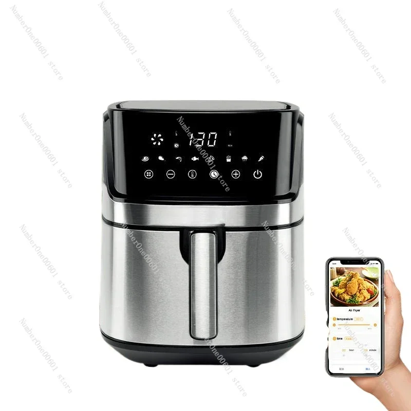 

Air Fryer Household 8L Capacity Health Fryer Stainless Steel Can Be Connected To WIFI Fryer