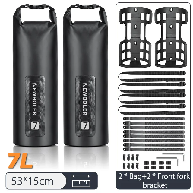 Newboler Draagbare Waterdichte Fiets Vorktas 3l 7l Draagbare Fietstas Elektrische Scootertas Fiets Voortas Fiets Vorktas