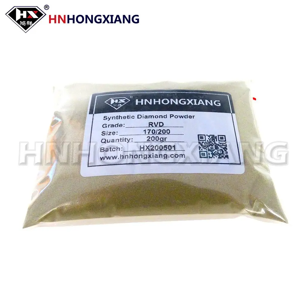 80 100# Grit Industrial Synthetic RVD Powder For Diamond Wheel Making Resin And Vitrified Bond Abrasive Tools Or Lapping
