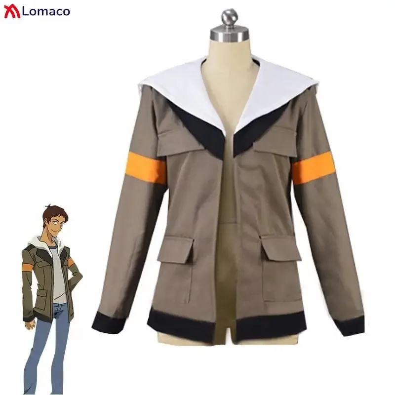 Voltron Legendary Defender Costume Cosplay Lance Giacca con cappuccio Carnevale di Halloween Top Cappotto su misura