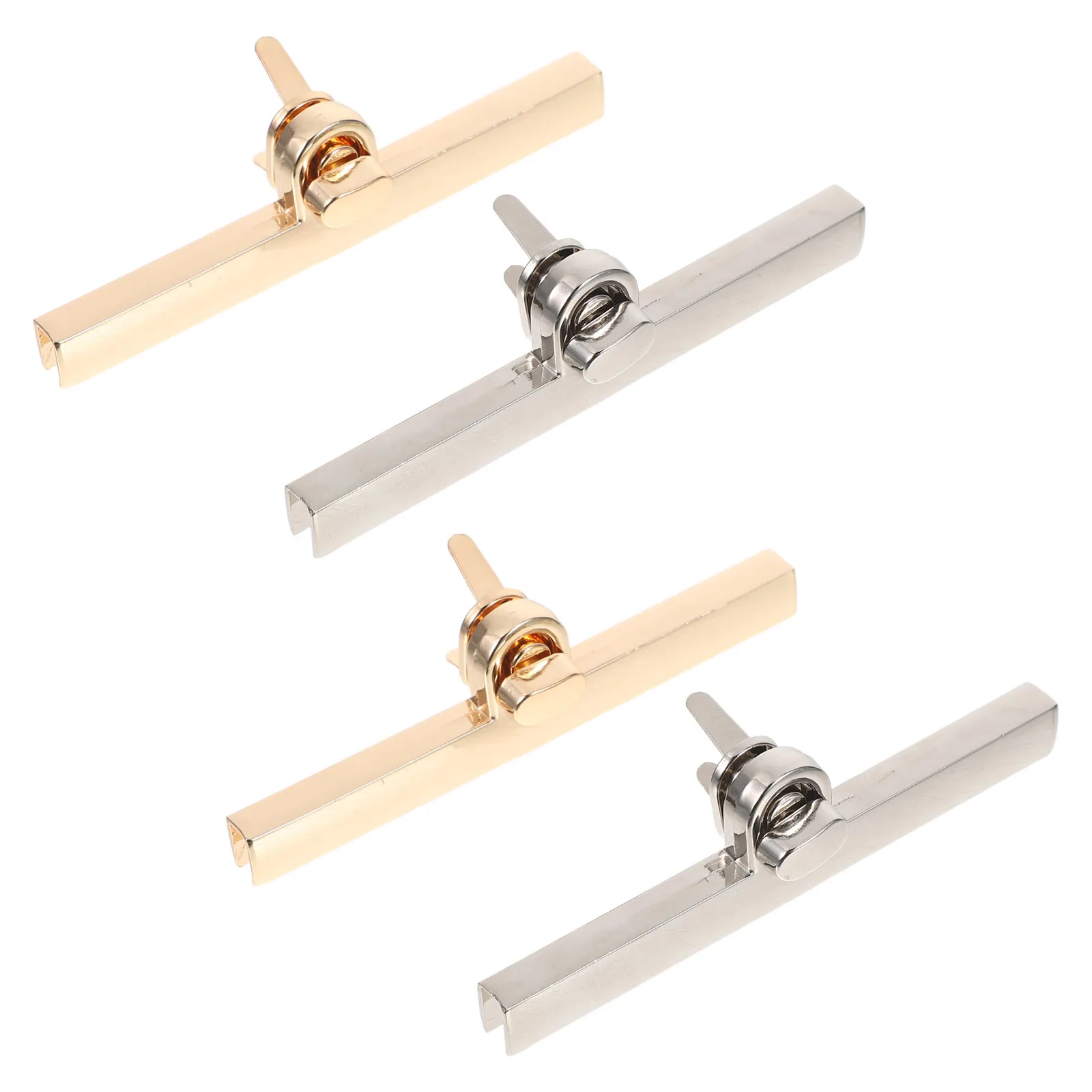 

4Pcs Bag Rotating Lock Buckle Purse Turn Lock Clasp Zinc Alloy Metal Closure for DIY Handbag Purse Clasp Fasteners