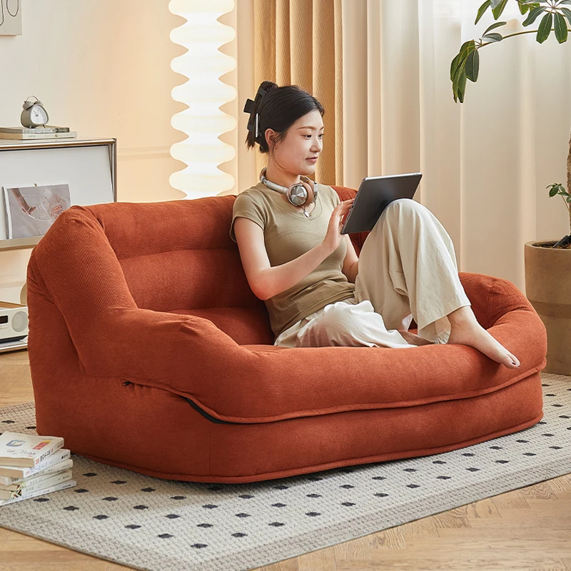 Lazy sofa reclining and sleeping tatami double bedroom small sofa human kennel living room small apartment single chair