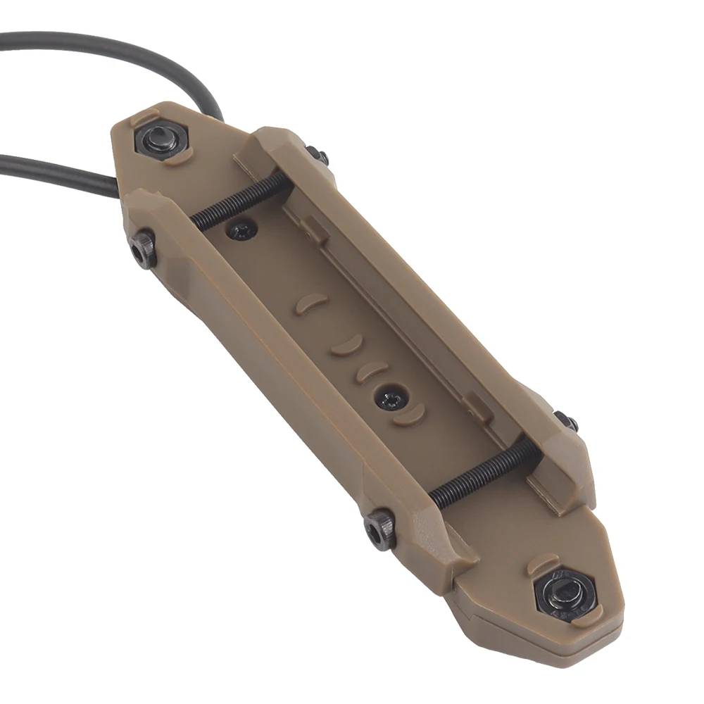 Lanterna remota botão interruptor de função dupla tático airsoft interruptor de pressão para PEQ-15 ngal laser e lanternas táticas