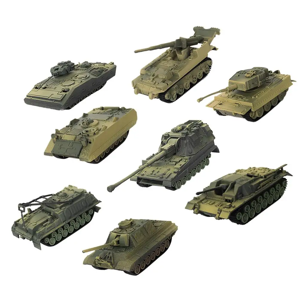 

Набор из 8 фигурок 1:72, игровой набор аксессуаров для игрушечных танков