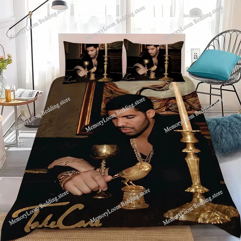 Rapper D-Drake Music 2025 Cover Set Home Style Bedding Soft Laundry Cotton Bed Four Seasons Student Dormitory Home Textileextile