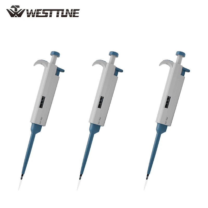 WESTTUNE Single-Channel Pipettor Adjustable Variable Volume Micropipette High Accurate Pipettor for Laboratory