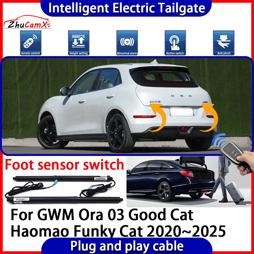 Automatic Lifting Opening Trunk Intelligent Electric Tail Gate Lift Tailgate for GWM Ora 03 Good Cat Haomao Funky Cat 2020~2025