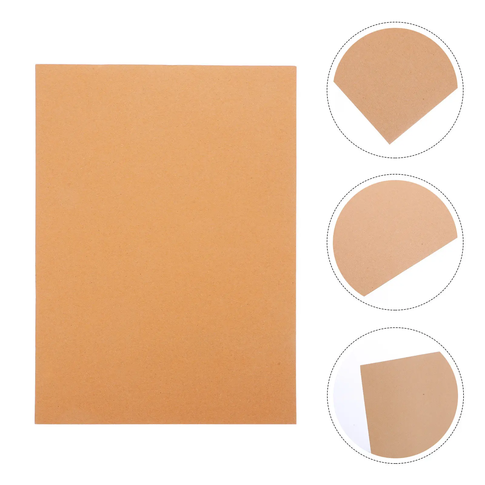 

100 Sheets A4 Kraft Paper Brown Cardstock Blank Paper for DIY Crafts Origami Painting Drawing Art Supplies Cardstock