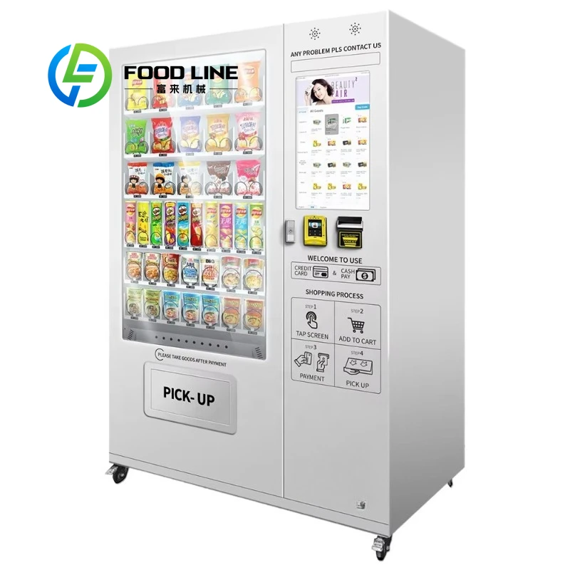 

Вендинговые аппараты FOODLINE для снеков и напитков с индивидуальной бизнес-моделью, интегрирующие экологичную и перерабатываемую упаковку