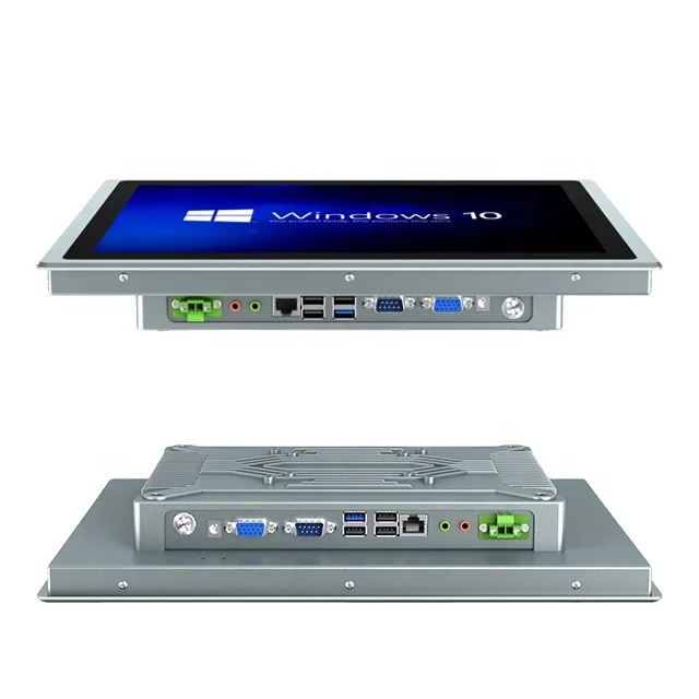 15 Inch Flat Screen Industrial Waterproof Touch LCD Monitor Panel PC All In One PC Core I5 Android 14 RK3588 400pin