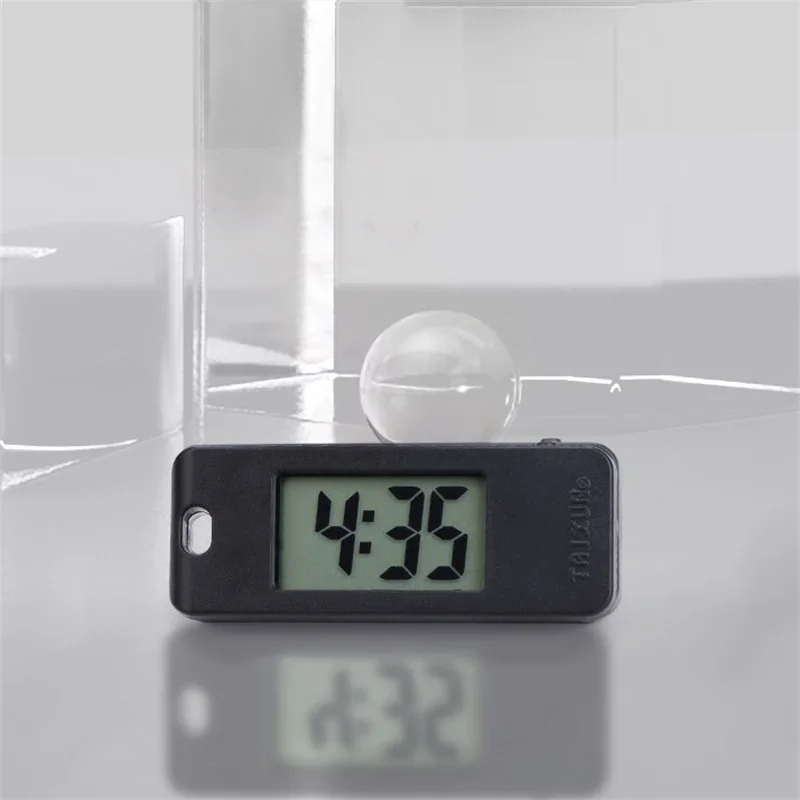 Student Keychain Digital Electronic Watch Quiet Test Pocket Watch  High Light Transmission Glass Pocket Watch