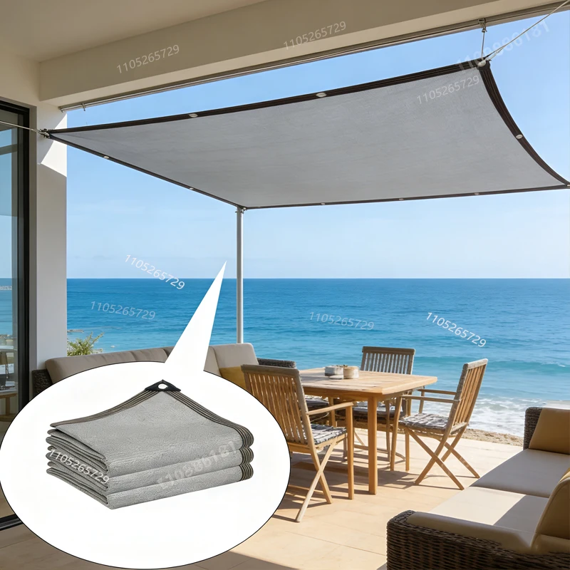 Multiple Colored Sunshades, Polyethylene Sunshades, Outdoor Garden Sunshades, Courtyard and Backyard Sunshades