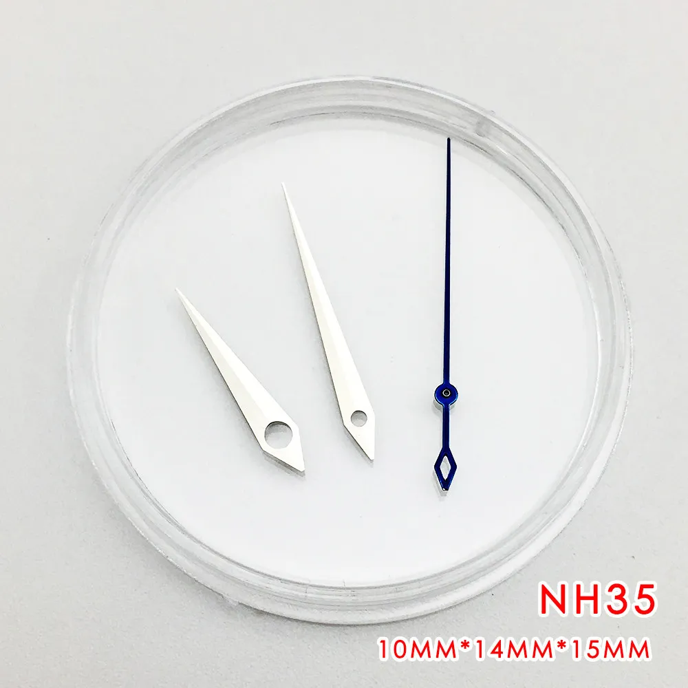 Teardrop Cocktail Luminous Watch Needles Silver Rose Gold DIY Assembly Parts Compatible With NH35 NH36 Movement