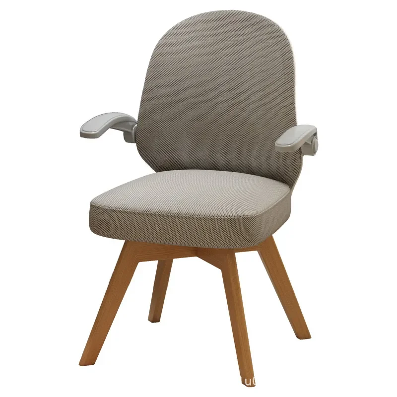 Solid Wood Student Study Chair with Lumbar Support Ergonomic Computer Desk Seat for Kids Reading Writing Home Office Use