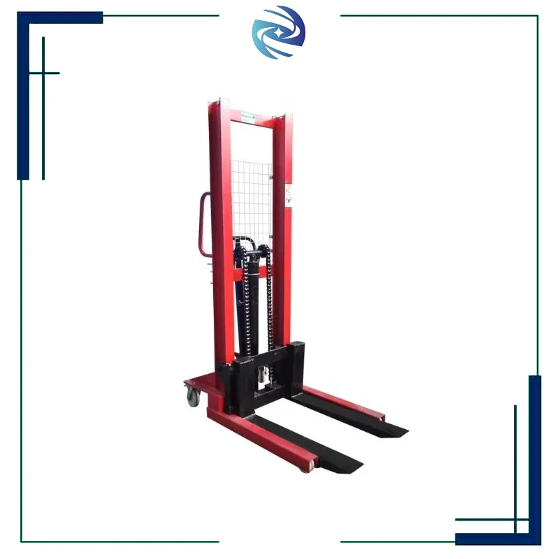 Portable Manual Good Prices Pallet Forklift Pump Lifting Tools Loading Hydraulic Stacker Forklift For Light Transportation