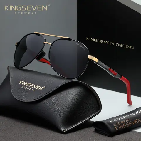 KINGSEVEN Brand Glasses Men sunglasses Polarized UV400 Protection Women Driving Sun Glass Oculos De Sol