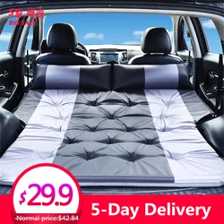 Car Iatable Bed SUV Car Mattress Rear Row Car Travel Sleeping Pad Off-road Air Bed Camping Mat Air Mattress Auto Accessories