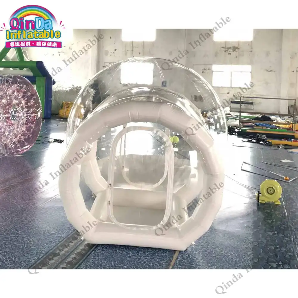 Fabrikpreis 3M aufblasbares Campingzelt Outdoor aufblasbares Blasenzelt mit Tunnel