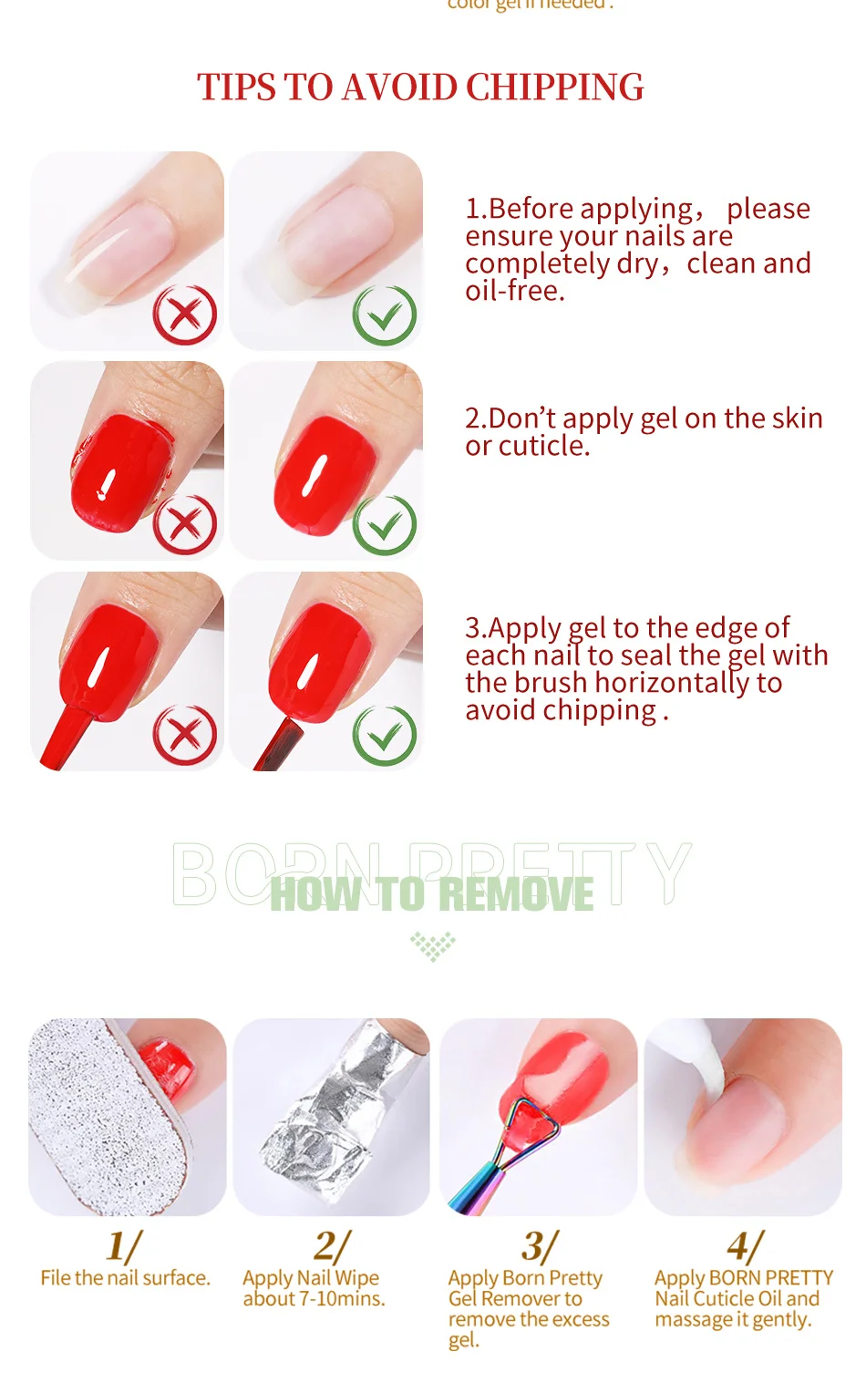 BORN PRETTY 10ml Gel-Nagellack Herbstweinrot Nagelzubehör Vernis Semi-Permanent Nagelkunst Maniküre Soak Off LED UV Gel – Detail 7