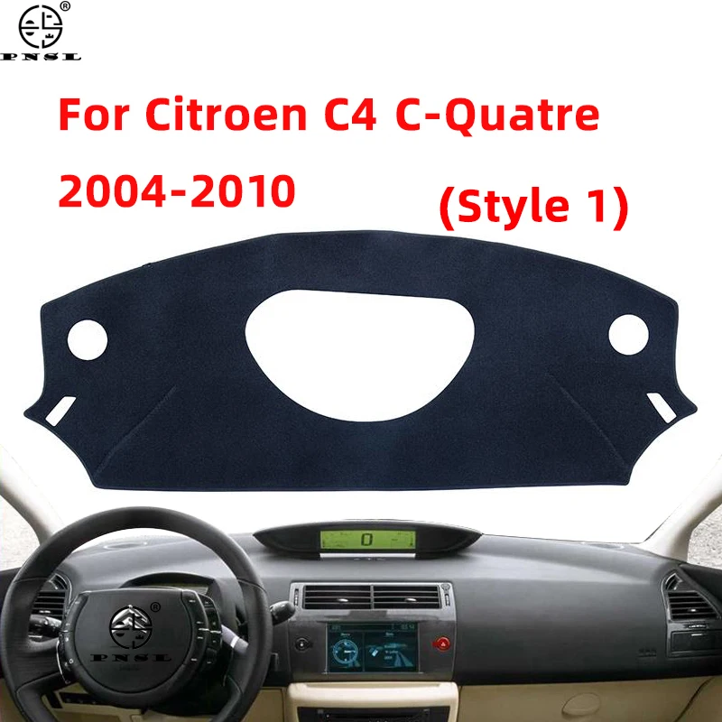 

Для Citroen C4 C-четыре 2004 2005 2006 2007 2008 2009 2010 крышка приборной панели Pat коврик для приборной панели Ковер защита от солнца